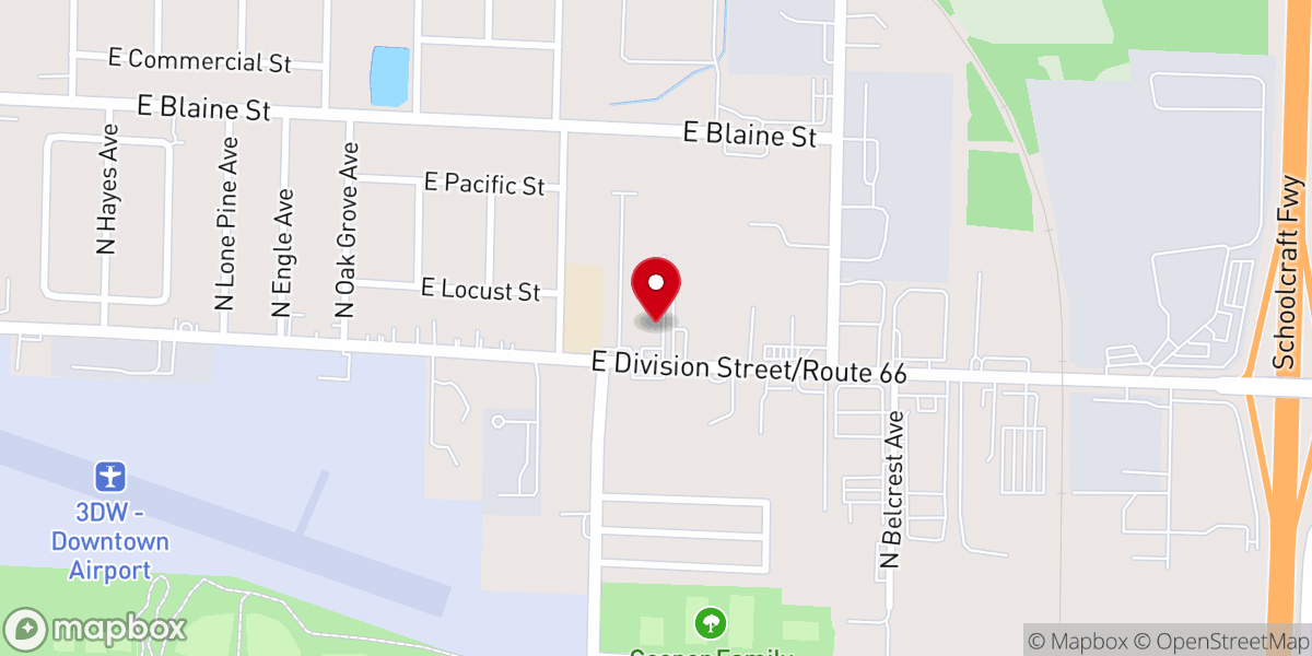 Map showing location of Faith Community Church of the Ozarks Springfield (FCCspringfield)
