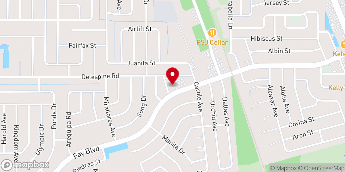 Map showing location of First Baptist Church of Port Saint John
