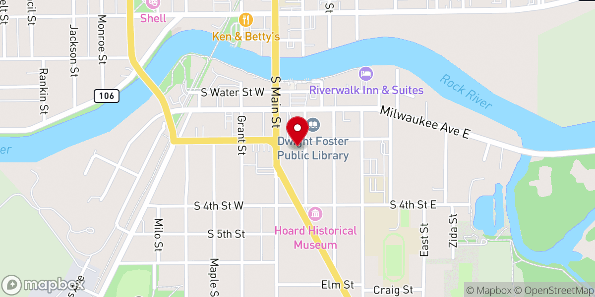 Map showing location of St. Peter's Episcopal Church