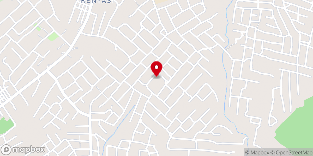 Map showing location of North River SDA Church,Kenyasi