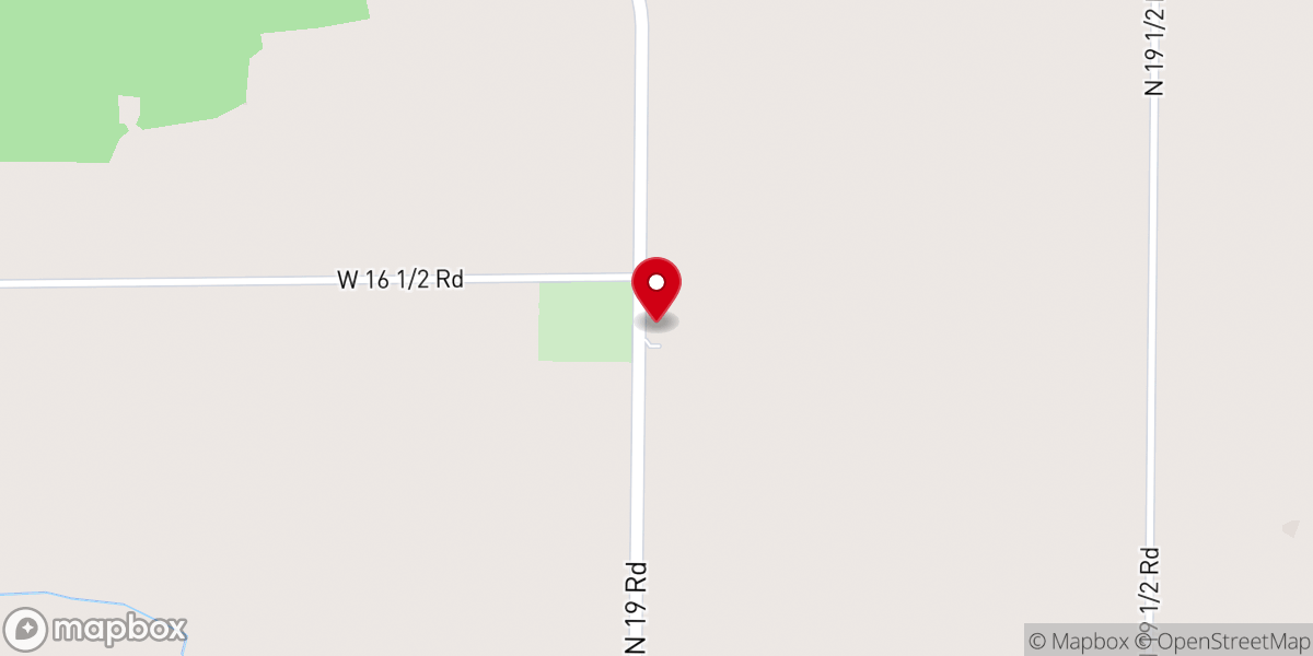 Map showing location of Antioch Bible Church
