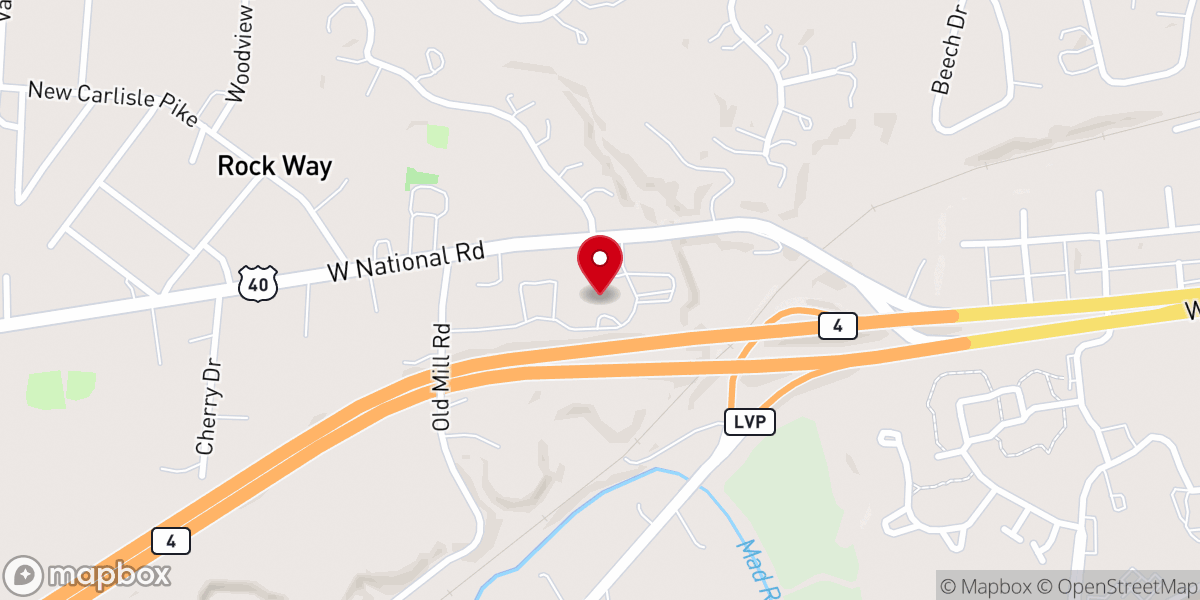 Map showing location of Church of God Campgrounds