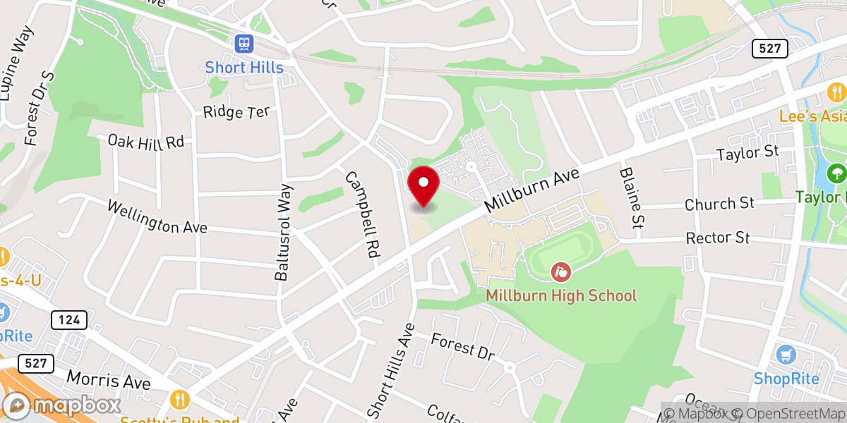 Map showing location of St Rose of Lima Roman Catholic Church