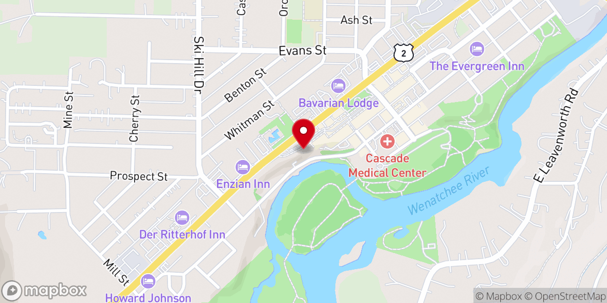 Map showing location of Cornerstone Church