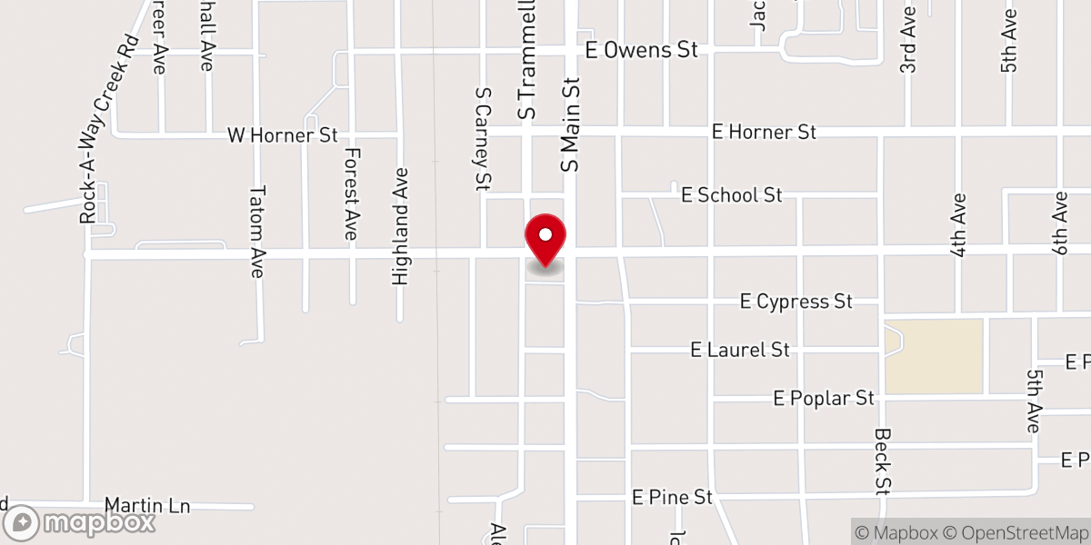 Map showing location of Saint Robert Bellarmine Catholic Church