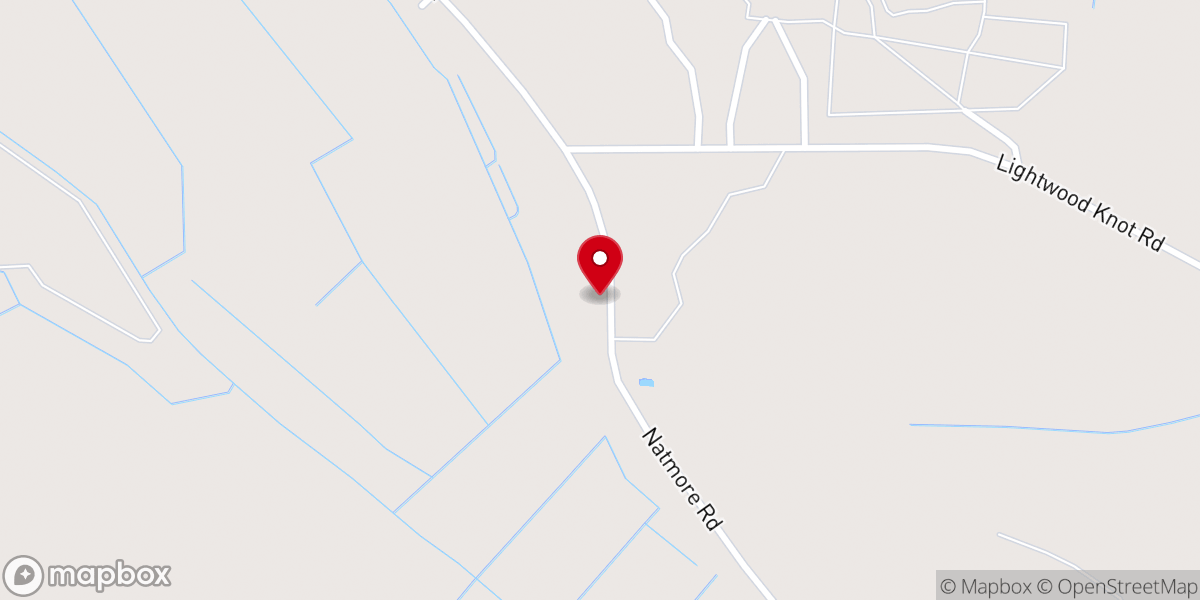 Map showing location of Pleasant Hill Baptist Church