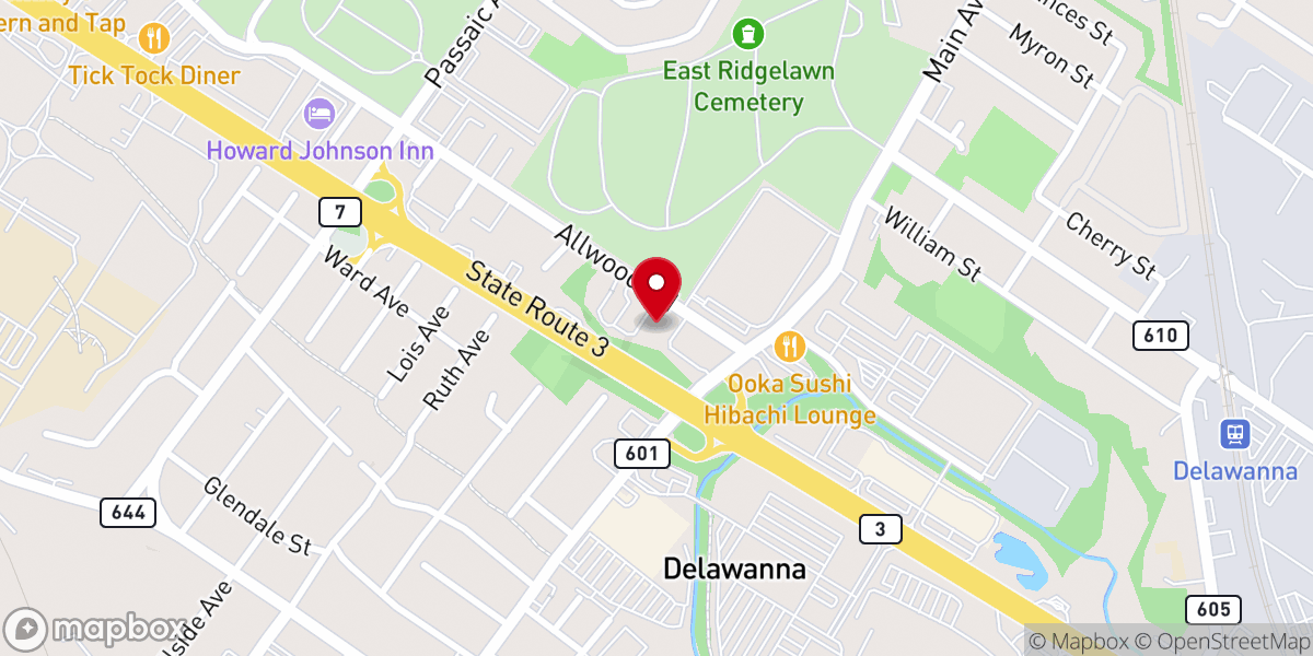 Map showing location of St Clare Roman Catholic Church