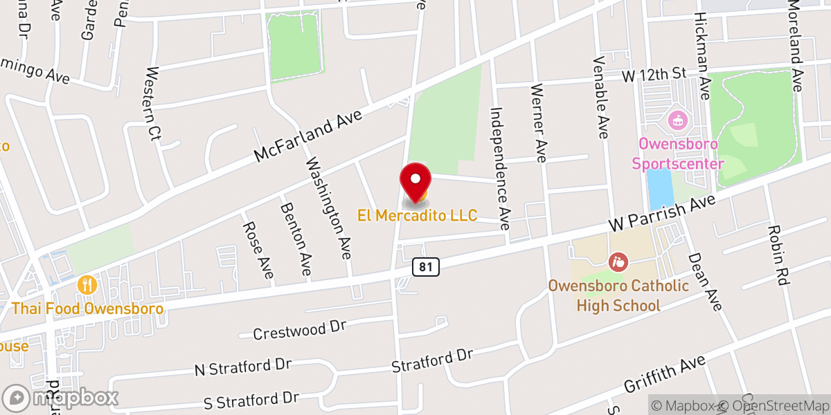 Map showing location of Apostolic Tabernacle