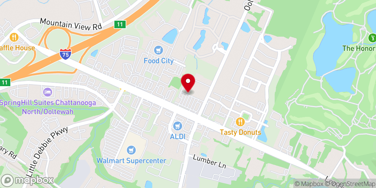 Map showing location of The Samaritan Center