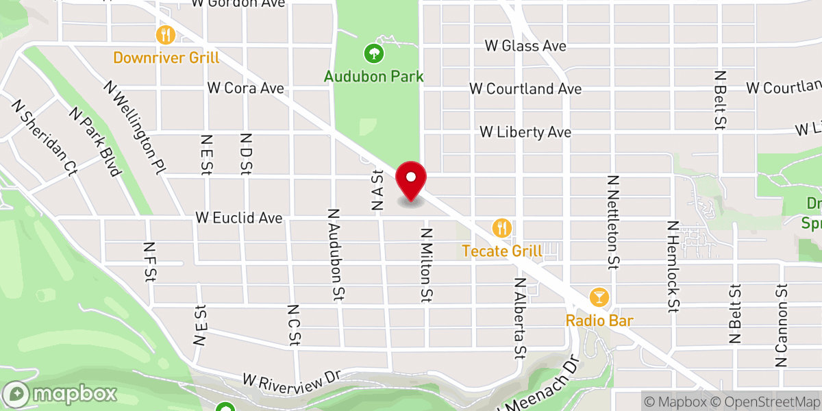 Map showing location of Pilgrim Lutheran Church – LCMS