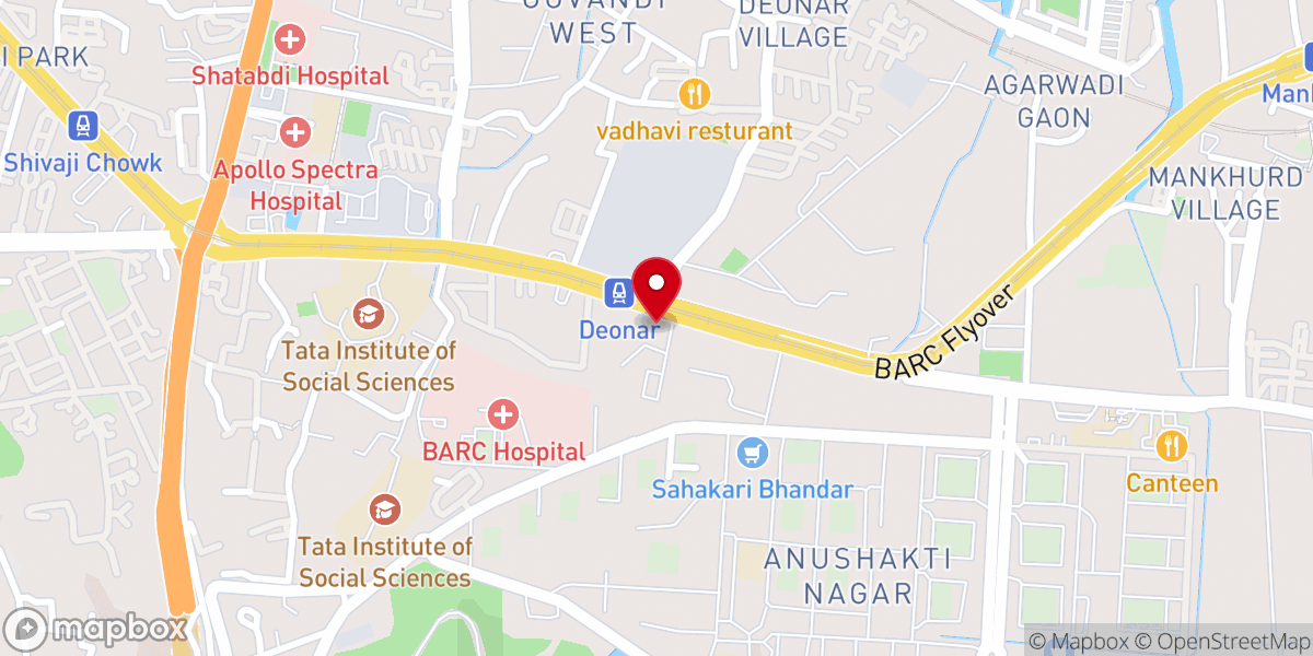 Map showing location of St. Basil Service Centre Anushaktinagar - St Thomas Jacobite Syrian Orthodox Church (Malayalam)