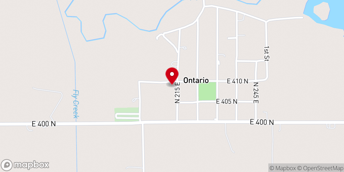 Map showing location of Lindley C Howard