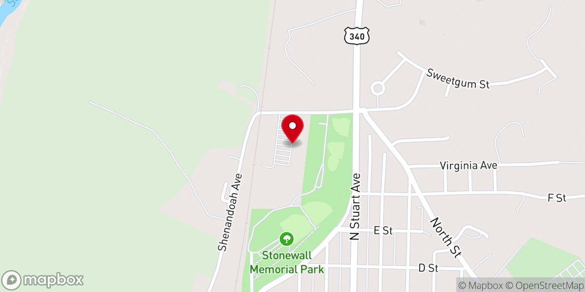 Map showing location of Covenant Pentecostal Church