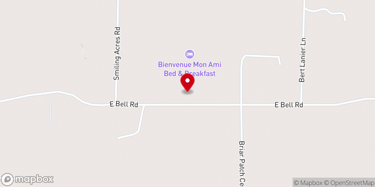 Map showing location of Shiloh Church of Christ