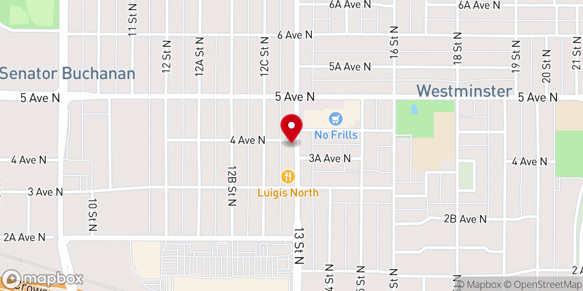 Map showing location of PIWC ZION (The Church Of Pentecost Canada)