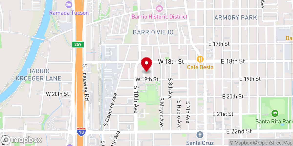 Map showing location of Wishing Shrine