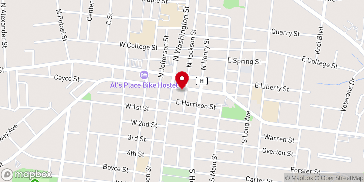 Map showing location of Columbia St Mercantile