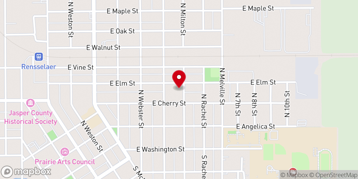 Map showing location of Church of Jesus Christ