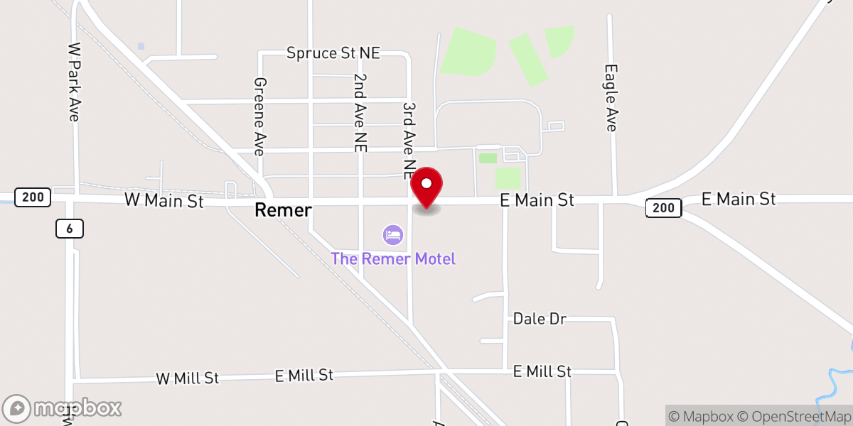 Map showing location of Northland Alliance Church