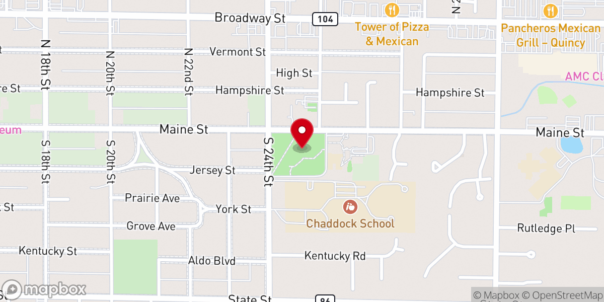 Map showing location of Madison Park
