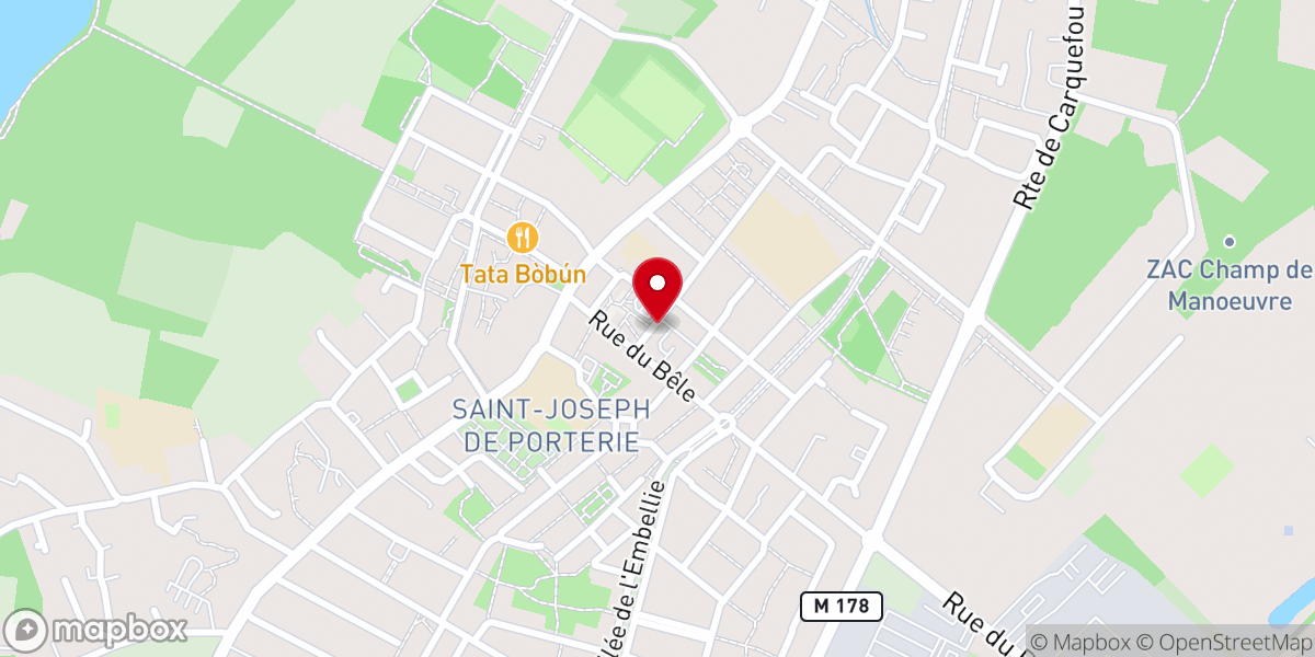 Map showing location of Paroisse St Joseph - St Georges