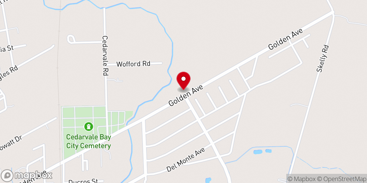 Map showing location of Coastal Family Bible Church