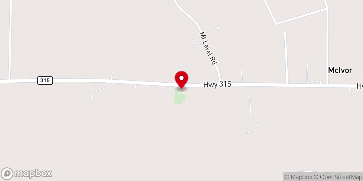 Map showing location of Walton Chapel C.M.E. Church
