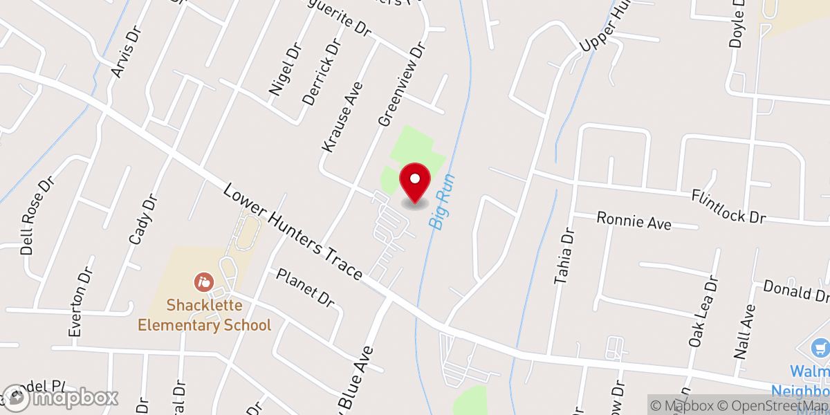 Map showing location of Incarnation Catholic Church