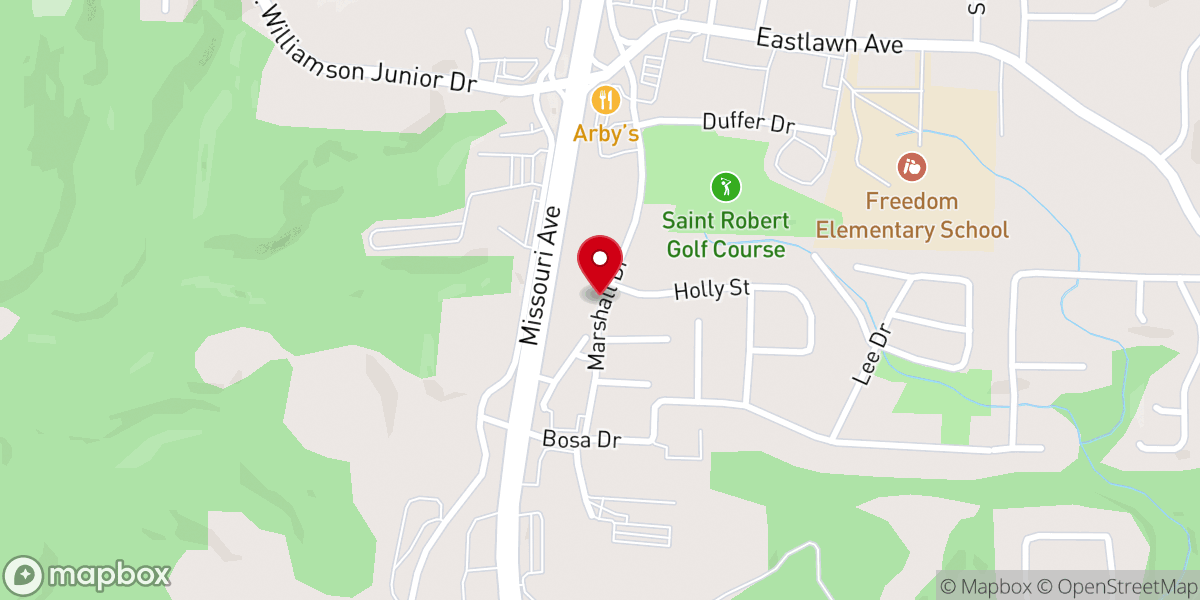 Map showing location of Refiners Fire Apostolic Church