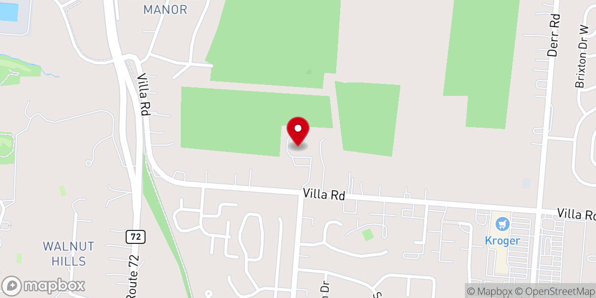 Map showing location of Northminster Presbyterian Church