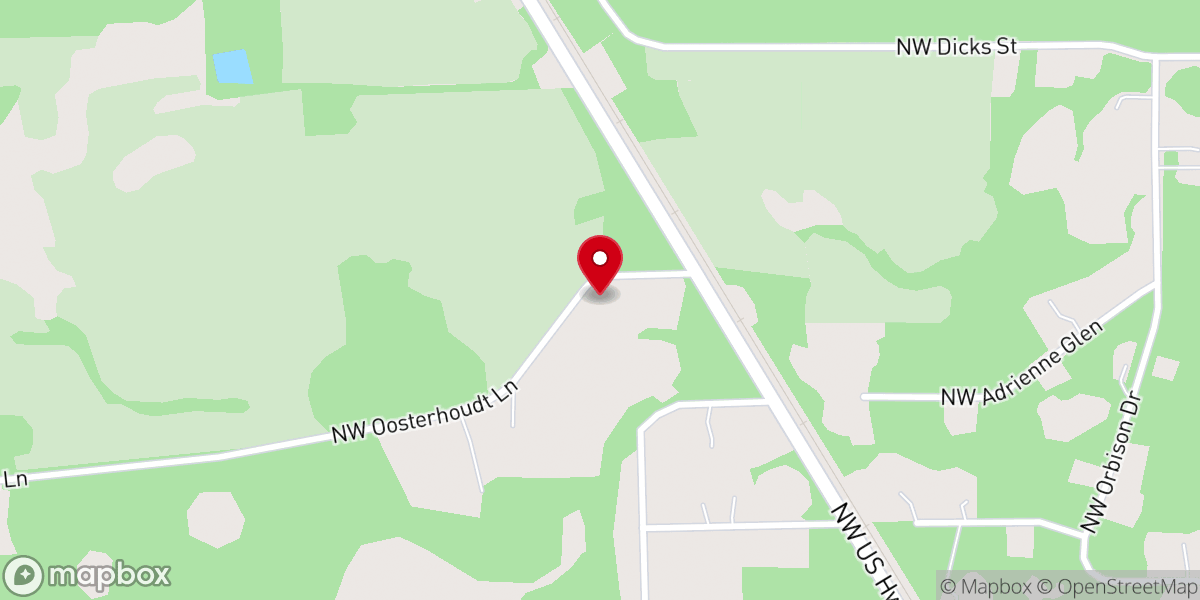 Map showing location of St Paul Missionary Baptist Church