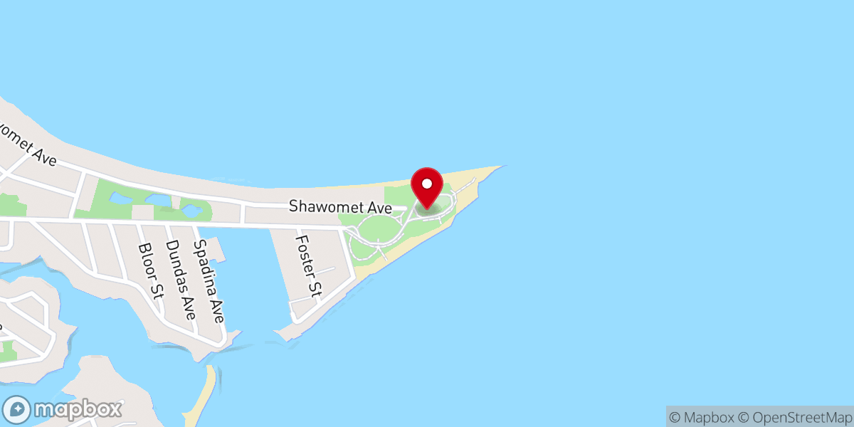 Map showing location of Conimicut Point Park