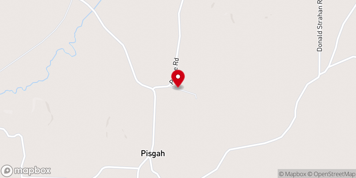Map showing location of New Land Baptist Church