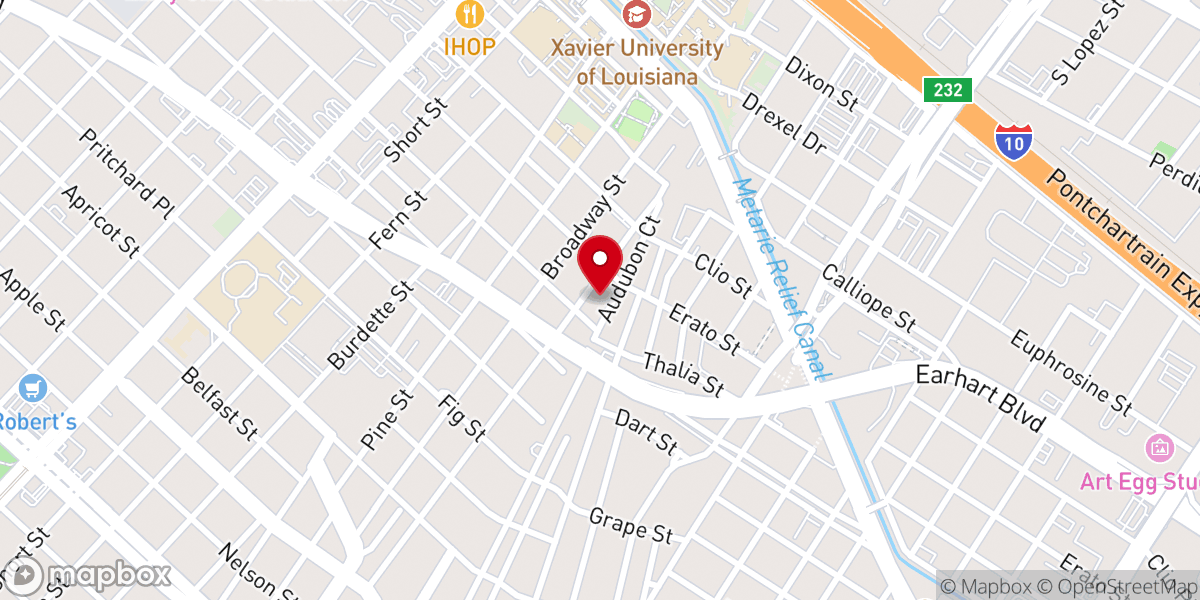 Map showing location of Greater King Solomon Baptist Church