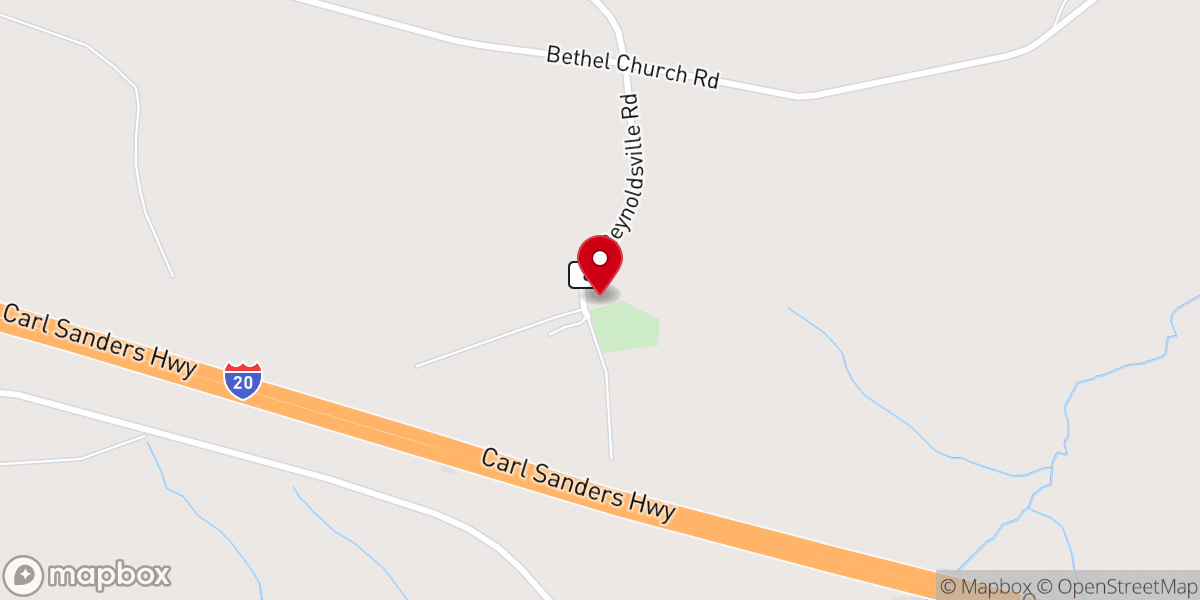 Map showing location of Bethel AME Church of Norwood