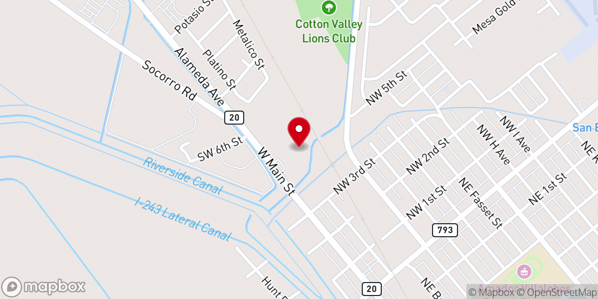 Map showing location of Rancho 3M