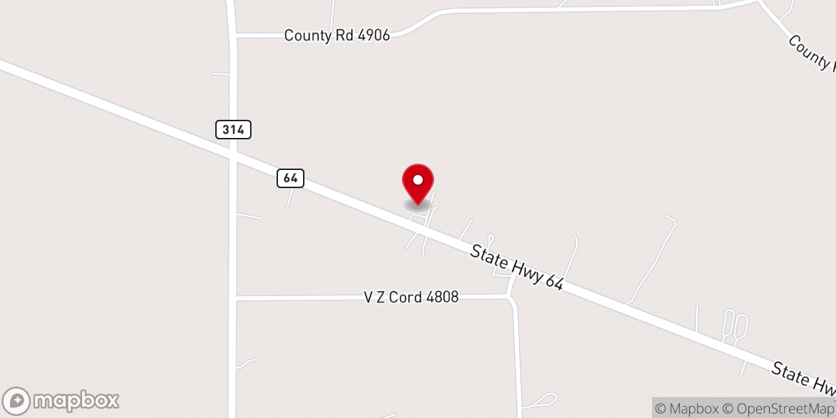 Map showing location of Grace Fellowship