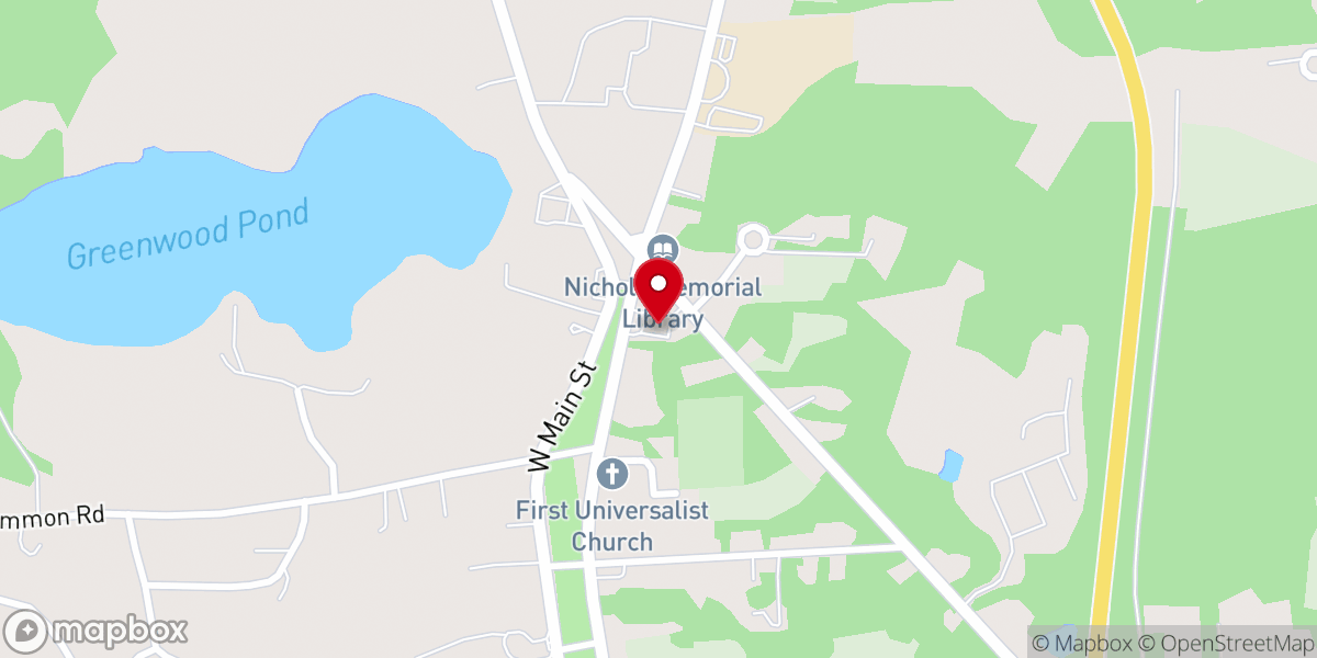 Map showing location of Kingston Food Pantry
