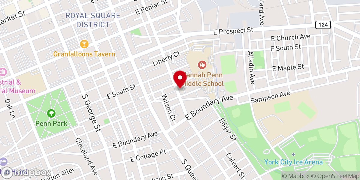Map showing location of Fairview Full Gospel Baptist Church