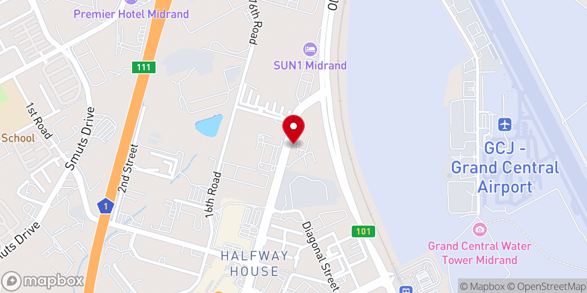 Map showing location of Imperial City Church