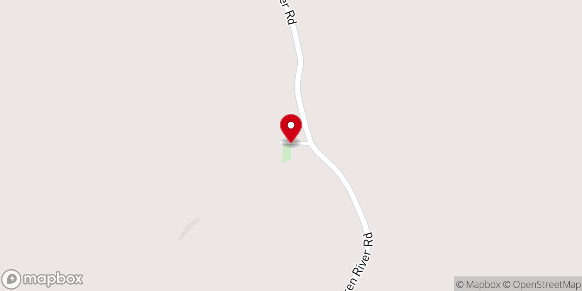 Map showing location of Springhill Baptist Church