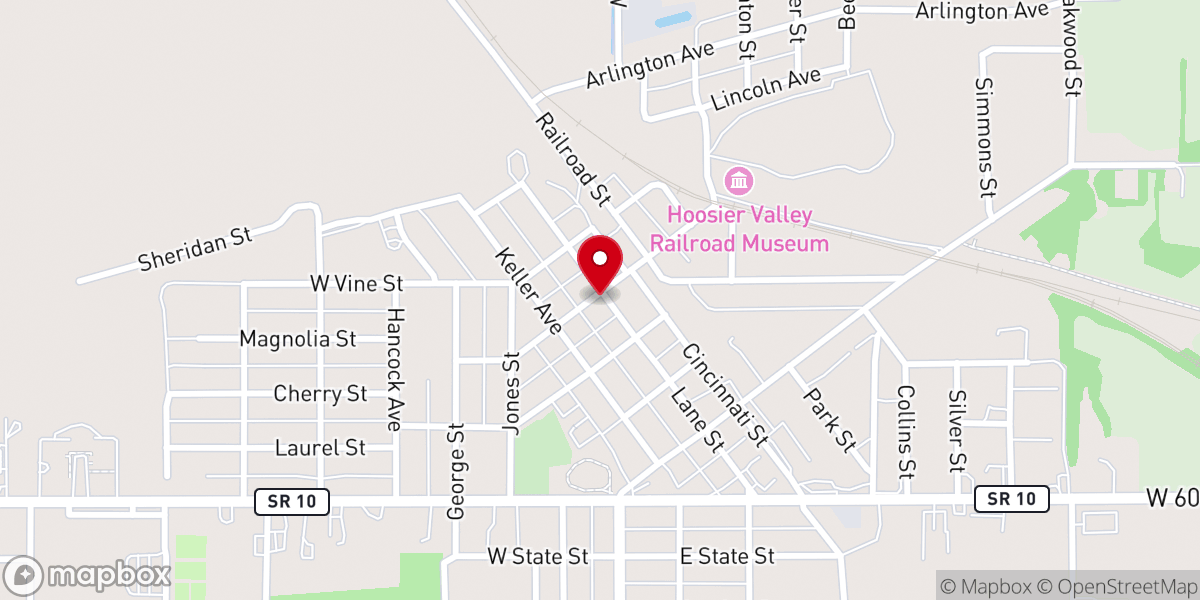 Map showing location of The Front Room