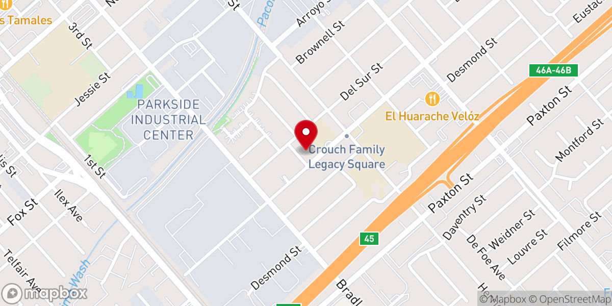 Map showing location of GMBCLucy