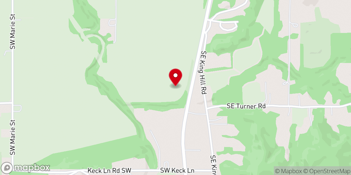 Map showing location of Faith United Baptist Church