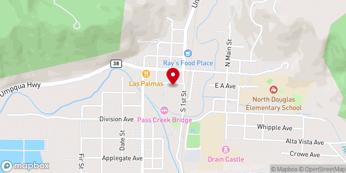 Map showing location of Room Rentals in converted Methodist Church