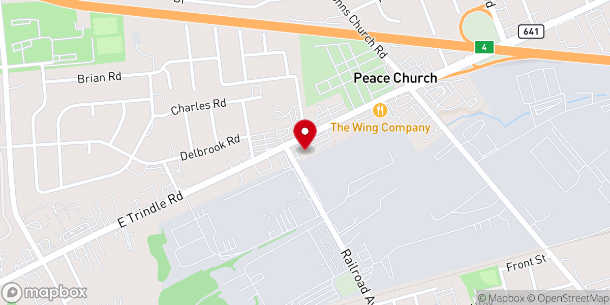 Map showing location of AAA Central Penn