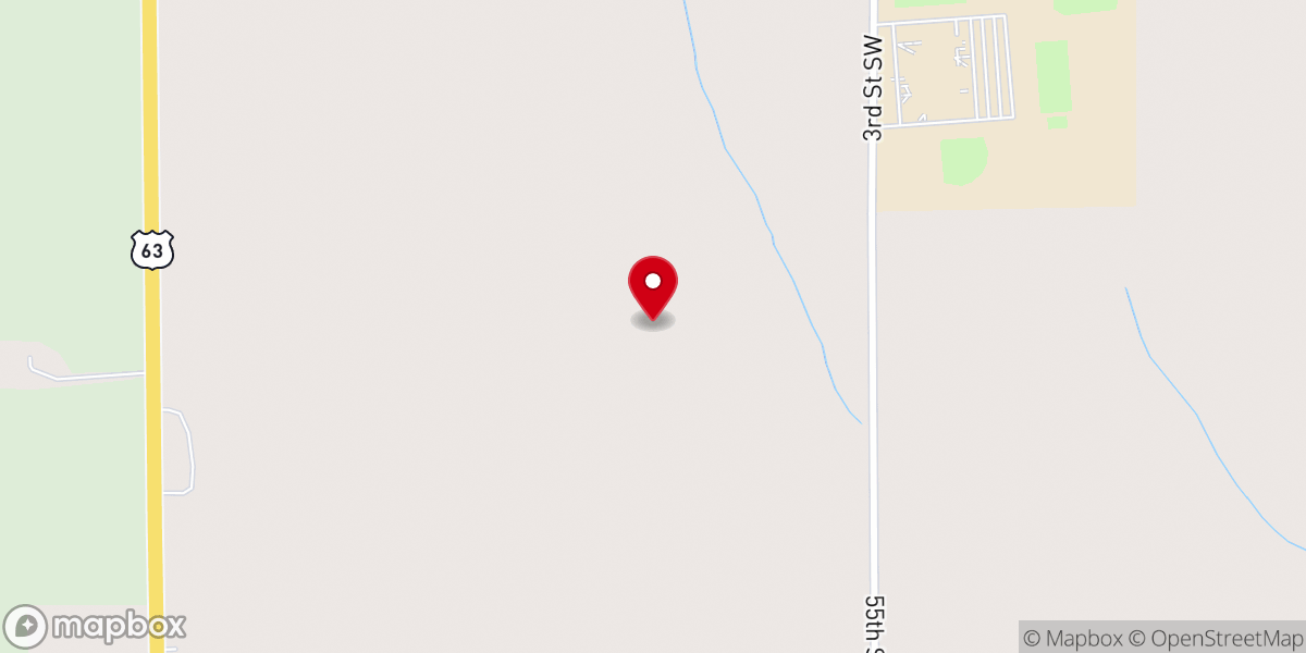Map showing location of Clear Lake Christian Radio Inc