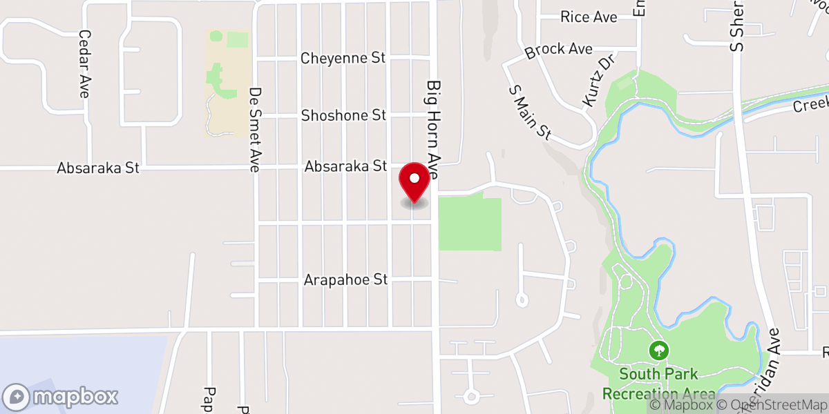 Map showing location of Children's Ministry | CEF of WY, Northeast Chapter