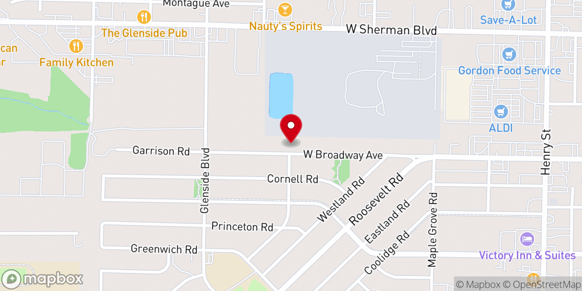Map showing location of Family Bible Church
