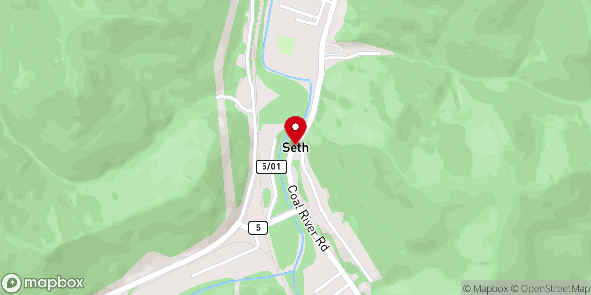 Map showing location of Seth Church of God